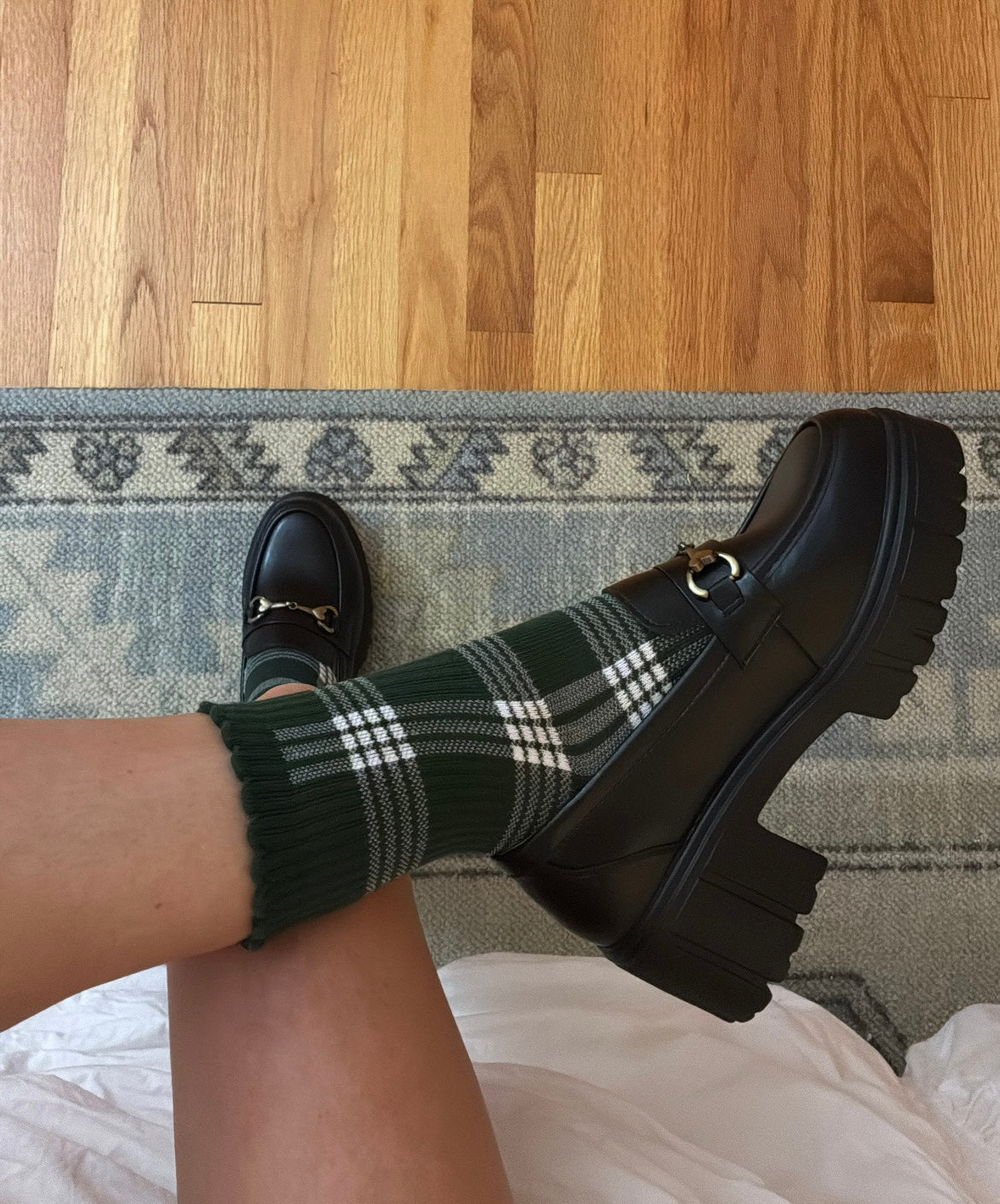 BROOKLY PLAID GREEN