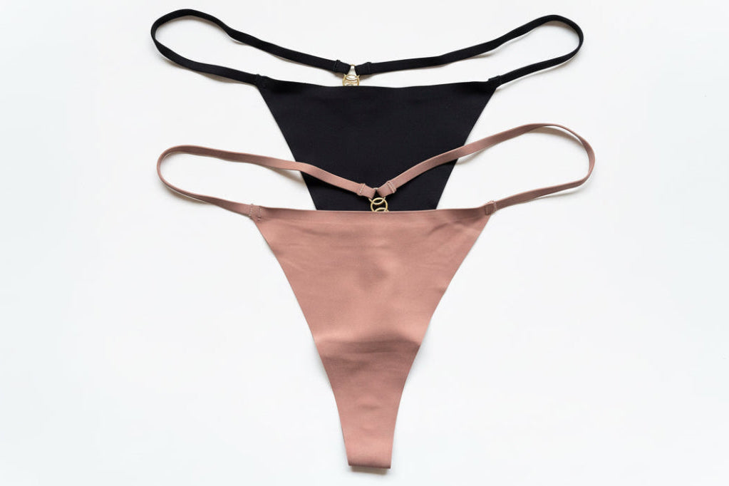 Nude/Black G-String Bundle