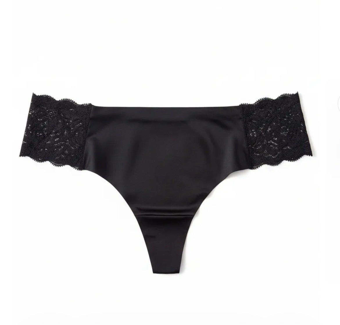 Black/Nude Lace Thong Bundle